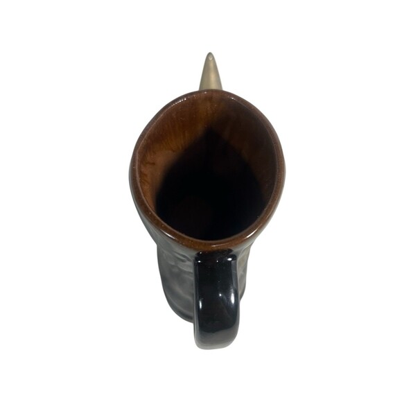 Cowboy Boot Mug Or Vase With Handle Hand Painted Artist Signed Made In Mexico - Picture 9 of 11